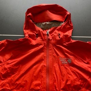 Mountain hardware rain waterproof rain jacket men’s large